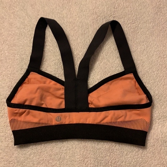 Lululemon Seamless Hold Your Om Sports Bra Bundle of 3 Blue Peach Black Cherry - Picture 13 of 16